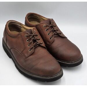 Dockers Men's 10M Lace Up Shelter Leather Oil Resistant Waterproof Shoes 90-3902
